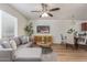 Stylish living room with modern decor including a sectional sofa and contemporary furniture at 2301 E University Dr # 233, Mesa, AZ 85213