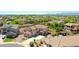 Aerial shot showcases the large property including well-manicured landscape, solar panels, and desirable neighborhood at 2726 S 160Th Ave, Goodyear, AZ 85338