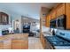 Spacious kitchen with seamless layout into the living room and modern appliances at 31017 N 41St Pl, Cave Creek, AZ 85331