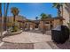 The patio features seating and a barbecue grill at 4950 N Miller Rd # 233, Scottsdale, AZ 85251