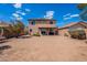 This backyard has a covered patio and lots of space for outdoor activities at 5305 E Silverbell Rd, San Tan Valley, AZ 85143