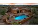 Inviting backyard pool and patio area offering a tranquil outdoor living space at 7728 E Mary Sharon Dr, Scottsdale, AZ 85266