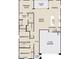 Detailed floor plan illustrating the layout of a home, featuring a primary suite, bedrooms, a kitchen, and a 2-car garage at 9532 W Parkway Dr, Tolleson, AZ 85353