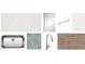 Kitchen finishes featuring countertops, cabinet, cabinet hardware, sink, backsplash tile and wood floor at 9532 W Parkway Dr, Tolleson, AZ 85353