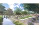 The outdoor area features bocce ball, picnic tables, and lush landscaping for residents and their guests to enjoy at 9963 W Verde Ln, Avondale, AZ 85392