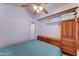 Comfortable bedroom with built in storage and ample closet space for convenience at 111 S Greenfield Rd # 244, Mesa, AZ 85206