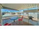 Inviting covered patio with seating area and a view of the mobile home community at 111 S Greenfield Rd # 244, Mesa, AZ 85206