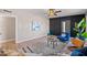 Open living room with plenty of seating and unique decor at 1307 E Broadmor Dr, Tempe, AZ 85282