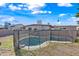 Fenced in backyard pool on a sunny day with blue skies at 1307 E Broadmor Dr, Tempe, AZ 85282
