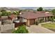 Aerial view highlighting the extra garage space, boat storage, and beautiful desert landscape at 21131 E Excelsior Ave, Queen Creek, AZ 85142