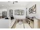 Bright living room with modern furnishings and an open floor plan concept with view to other rooms at 21539 N 72Nd Pl, Scottsdale, AZ 85255