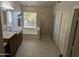 Bright bathroom with double sinks, tub and separate shower at 2955 E Hermosa Vista Dr, Mesa, AZ 85213