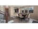 Dining room with an open layout, seamlessly connected to the kitchen for easy entertaining at 3277 E Meadowview Dr, Gilbert, AZ 85298