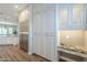 Well-organized kitchen boasting custom cabinetry, stainless steel appliances, and a dedicated workspace with a granite countertop at 4700 S Fulton Ranch Blvd # 62, Chandler, AZ 85248
