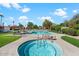Beautiful community pool area with a hot tub and landscaping at 4800 N 68Th St # 207, Scottsdale, AZ 85251