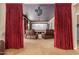 Private home theater with comfortable seating and a large projection screen at 7039 W Katharine Way, Peoria, AZ 85383