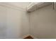 Functional closet with built-in shelving for organized storage solutions at 7227 E Kramer St, Mesa, AZ 85207