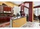 Spacious kitchen features a central island, ample counter space, and neutral color palettes at 742 W Puget Ave, Phoenix, AZ 85021