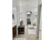 The bathroom view features a glass-enclosed shower, soaking tub with basket and double vanity sinks at 7925 S 52Nd Dr, Laveen, AZ 85339