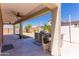 Covered patio featuring the barbeque at 7925 S 52Nd Dr, Laveen, AZ 85339