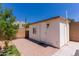 Exterior view of shed with brick trim, near the house at 7925 S 52Nd Dr, Laveen, AZ 85339