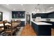 Beautiful kitchen with custom blue cabinets, white countertops, stainless appliances, and rustic-tiled flooring at 8255 E Vista De Valle --, Scottsdale, AZ 85255