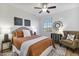 Cozy bedroom with a large bed, stylish nightstands, and decorative accents at 831 E Tonto Pl, Chandler, AZ 85249
