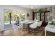 Bright dining area with view of the pool at 8419 E Stella Ln, Scottsdale, AZ 85250