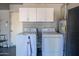 Convenient laundry room area with washer and dryer at 8419 E Stella Ln, Scottsdale, AZ 85250
