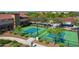 Community tennis courts with well-maintained courts and manicured landscape at 9253 W Sands Dr, Peoria, AZ 85383