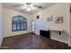 Bright bedroom with wood flooring and natural light at 9847 E Preserve Way, Scottsdale, AZ 85262