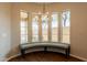 Bright breakfast nook with curved windows and window seat at 18283 N 93Rd St, Scottsdale, AZ 85255