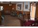 Open-concept living room with a view of the dining area and stylish decor at 201 S Greenfield Rd # 331, Mesa, AZ 85206