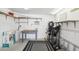 Functional garage space with shelving and work table at 2400 E Baseline Ave # 71, Apache Junction, AZ 85119