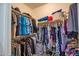 Walk-in closet with clothing racks, shelving, overhead storage, and plenty of room for shoes at 3336 W Morse Dr, Anthem, AZ 85086