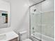 Bright bathroom with sleek shower over tub, and contemporary fixtures, offering a spa-like feel at 4220 N 32Nd St # 21, Phoenix, AZ 85018