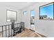 Landing with large windows and natural light, modern black railing at 4220 N 32Nd St # 21, Phoenix, AZ 85018