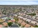 Scenic aerial view of the community, highlighting lush landscaping and well-maintained streets at 665 S Balboa --, Mesa, AZ 85206