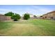 Lush backyard with mature landscaping, offering a tranquil retreat and plenty of room to garden at 665 S Balboa --, Mesa, AZ 85206