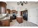 Beautiful kitchen featuring dark cabinets, granite countertops and stainless appliances at 665 S Balboa --, Mesa, AZ 85206