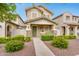 Charming two-story home with a well-maintained front yard and welcoming entrance at 1069 S Nancy Ln, Gilbert, AZ 85296
