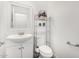 Bright powder room with modern fixtures and elegant décor for guests at 11580 N 145Th Ave, Surprise, AZ 85379