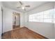A sun room includes a washroom, ceiling fan and plenty of natural light at 3317 N 10Th Ave, Phoenix, AZ 85013
