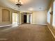 Inviting living room featuring neutral tones, recessed lighting, and an open layout for flexible living at 3840 E San Mateo Way, Chandler, AZ 85249