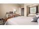 Inviting bedroom with a dresser, and mirrored closet providing ample storage space at 4254 S Winter Ln, Gilbert, AZ 85297