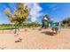 Playground with slides and climbing structures providing a fun and active recreational area for children at 4254 S Winter Ln, Gilbert, AZ 85297
