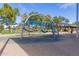 A modern playground climber with sturdy construction and a fun design offers an engaging play space at 4254 S Winter Ln, Gilbert, AZ 85297