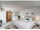 A serene bedroom with soft, neutral tones, plush bedding, and stylish decor for a restful retreat at 5124 N 31St Pl # 514, Phoenix, AZ 85016