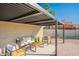 Inviting outdoor pergola with stylish seating for relaxation at 5525 E Waltann Ln, Scottsdale, AZ 85254