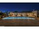 Spacious pool and patio area with shaded outdoor seating and dining space at 7471 E Northern Ave, Scottsdale, AZ 85258